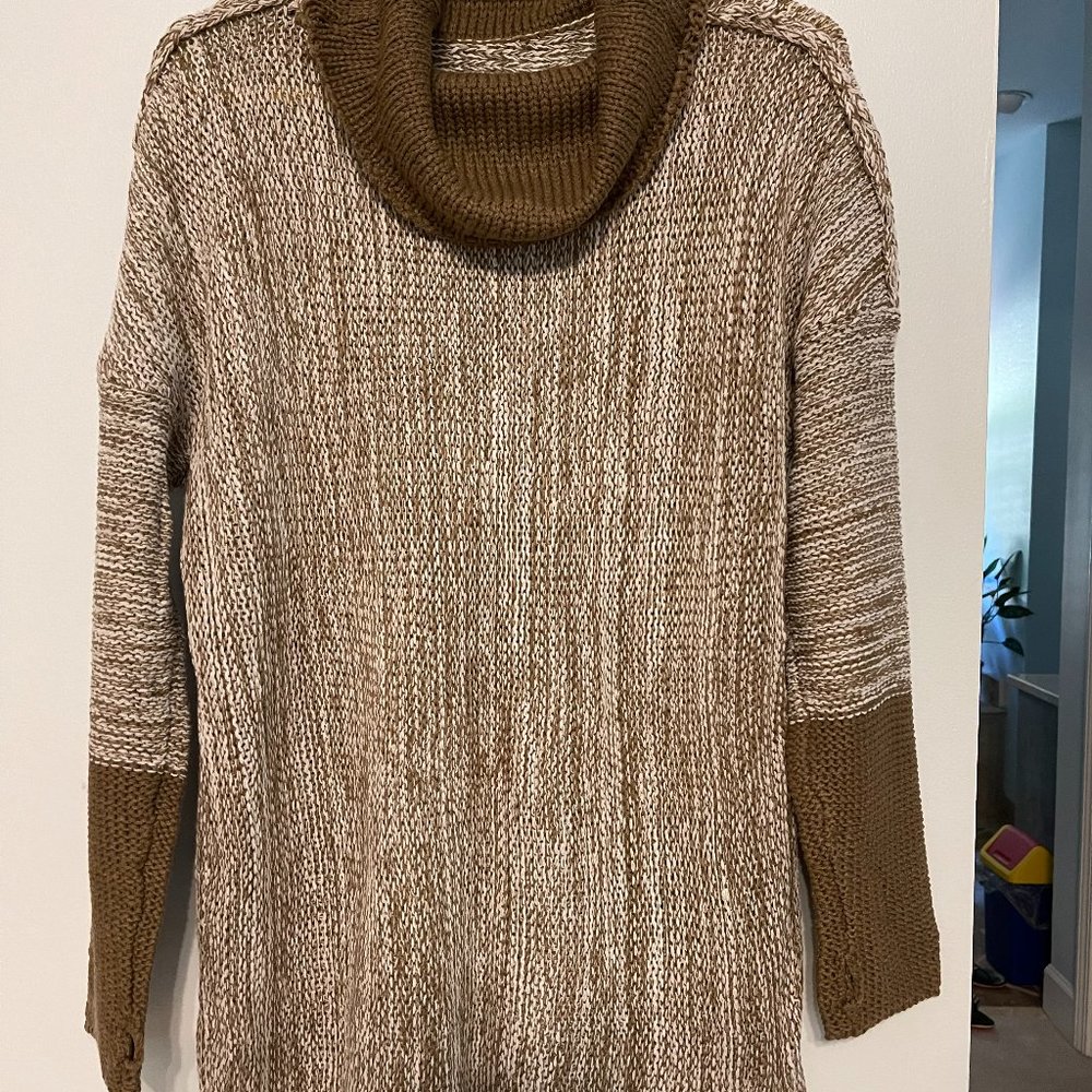 Women Sweater - Cowl Turtleneck